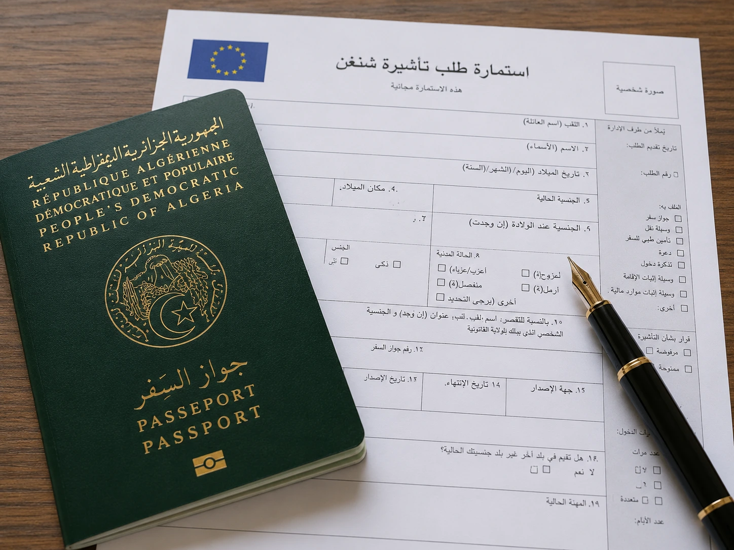 كيفية استخراج تأشيرة شنغن للجزائريين