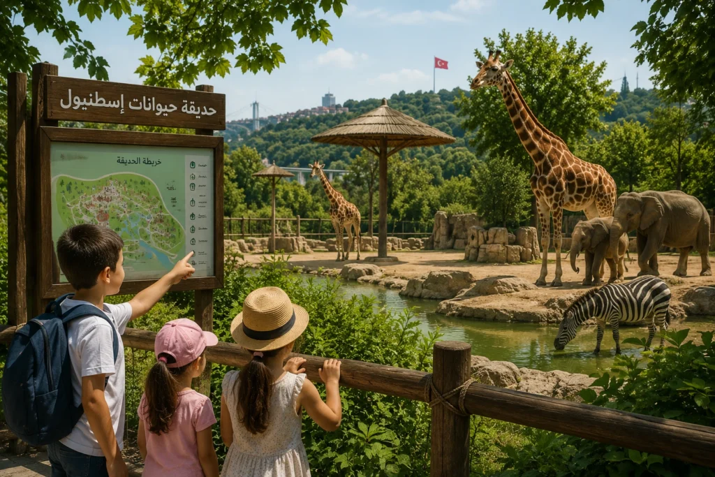 حديقة حيوانات إسطنبول من أفضل الأماكن الترفيهية للعائلات