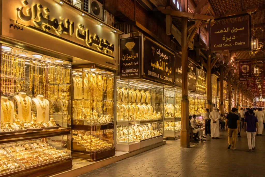 سوق الذهب في دبي - أشهر أسواق المجوهرات التقليدية